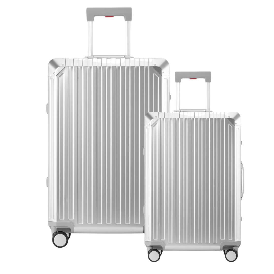 ICONIC ALUMINIUM - SILVER TRAVEL SET