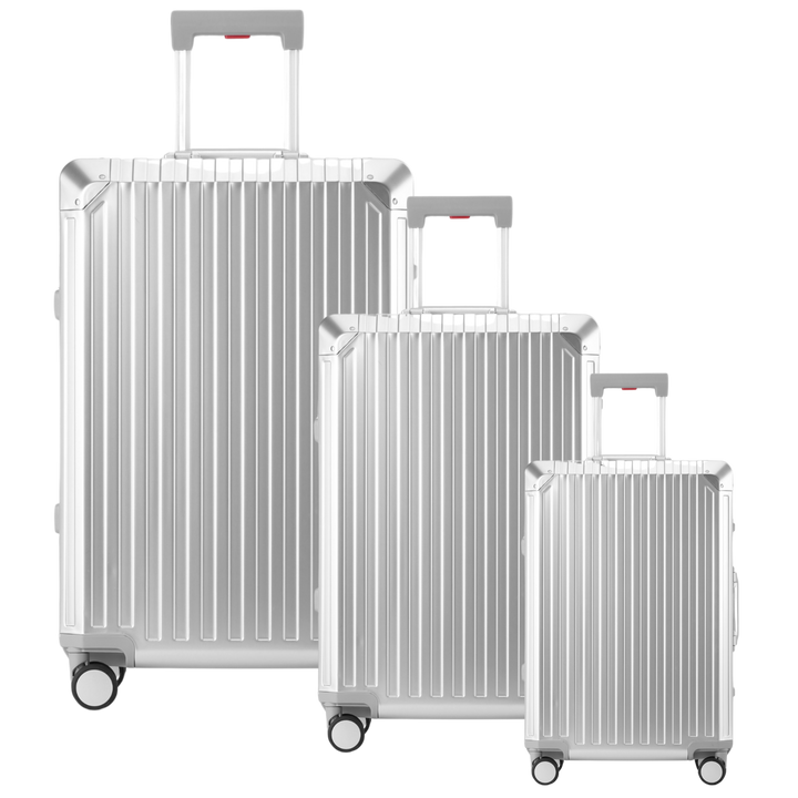 ICONIC ALUMINIUM - SILVER TRAVEL SET