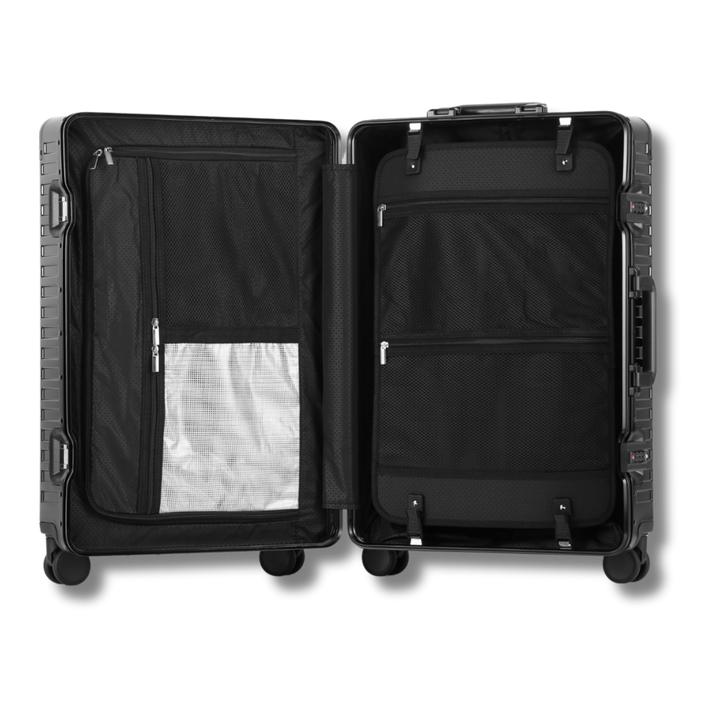 ICONIC ALUMINIUM - BLACK TRAVEL SET